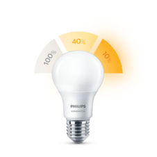 Klasická žiarovka LED Scene Switch E27 2/5/8W - 10/30/60W A60 230V 2200/2500/2700K teplá biela