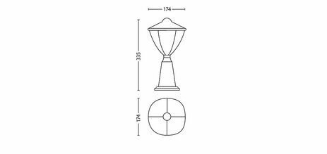 PHILIPS 15472/31/16 Robin, LED 4.5W, 430 lm, IP44