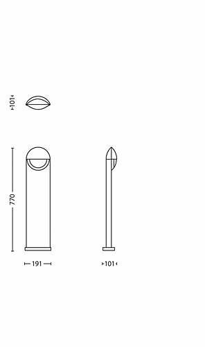 PHILIPS 16458/93/16 Capricorn, LED 6W, 600 lm, IP44