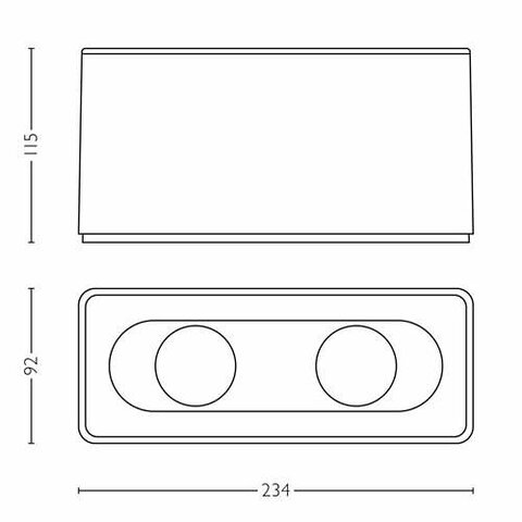 PHILIPS 30605/31/16 Condo, GU10 35W, IP20