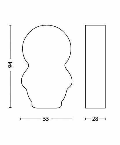 PHILIPS 71767/99/16 Yoda LED, 1x 0,3W priložený- 5 lm