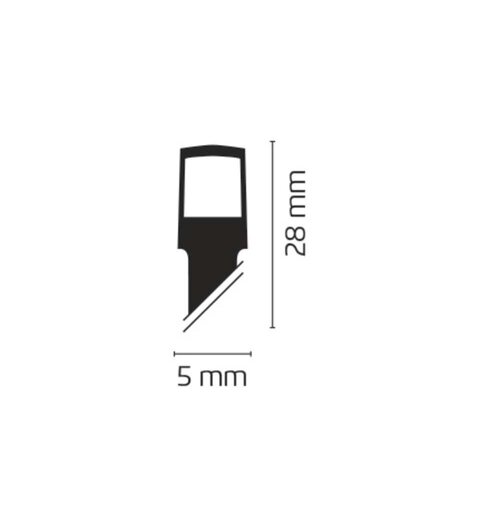 100LED, 5m+1,5m, 6W, IP20, teplá biela