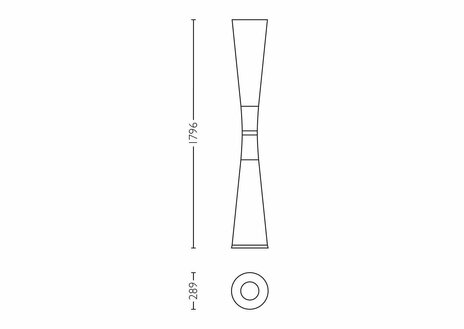 InStyle 42230/31/LI, 2x55W 2G11 230V INCL.