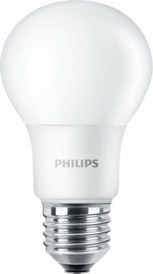 Klasická žiarovka LED E27 5W/40W A60 230V 6500K studená biela 470lm