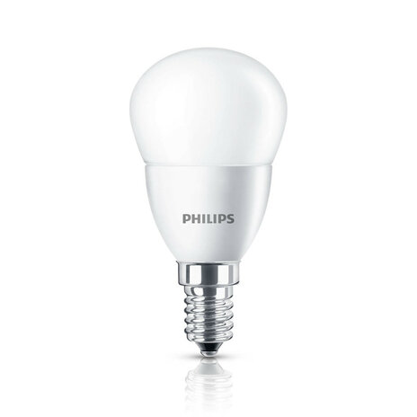 Klasická žiarovka s malou bankou LED E14 5,5W/40W P45 230V 2700K teplá biela 470lm LED žiarovka E14