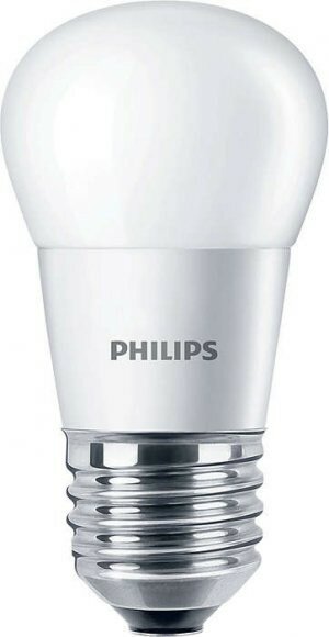 Klasická žiarovka s malou bankou LED E27 5,5W/40W P45 230V 2700K teplá biela 470lm