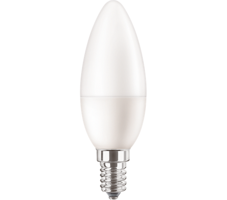 Klasická žiarovka sviečková LED E14 4W/25W B35 230V 2700K teplá biela 250lm