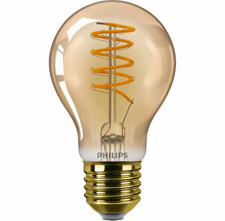 Klasická žiarovka Vintage FILAMENT LED E27 4W/25W 1800K teplá biela GOLD 250lm stmievateľná