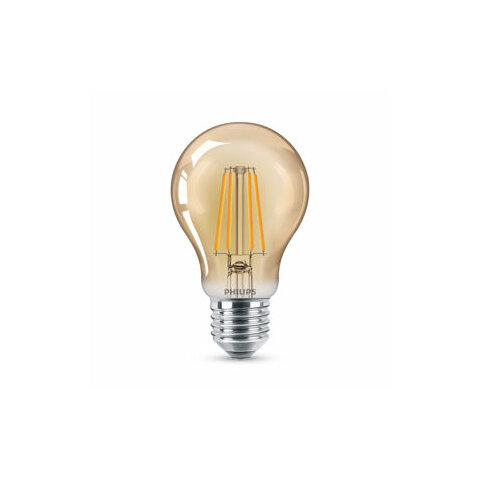 Klasická žiarovka Vintage FILAMENT LED E27 4W/35W 2500K teplá biela GOLD 400lm