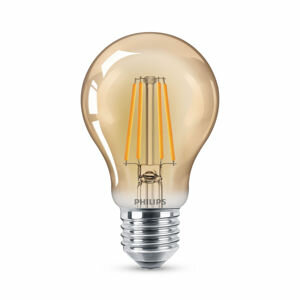 Klasická žiarovka Vintage FILAMENT LED E27 4W/35W 2500K teplá biela GOLD 400lm