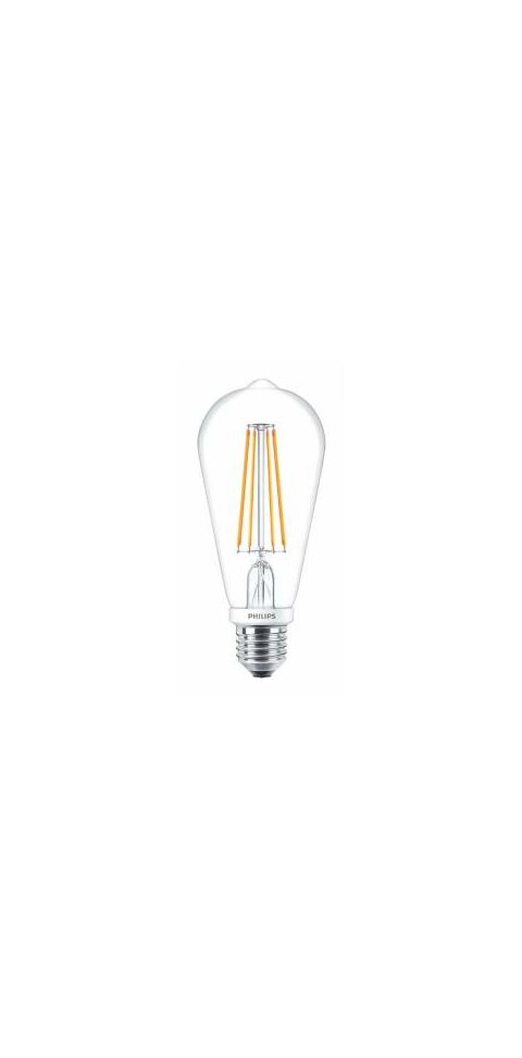 Oválna žiarovka FILAMENT LED E27 7W/60W ST64 230V 2700K teplá biela 806lm stmievateľná