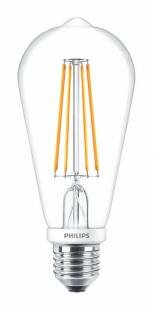 Oválna žiarovka FILAMENT LED E27 7W/60W ST64 230V 2700K teplá biela 806lm stmievateľná