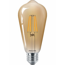 Oválna žiarovka Vintage FILAMENT LED E27 5,5W/48W 2500K teplá biela GOLD 600lm