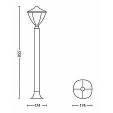 PHILIPS 15473/31/16 Robin, LED 4.5W, 430 lm, IP44