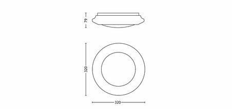 PHILIPS 33362/31/17 Cinnabar, LED 16W, 4000K, 1 500 lm