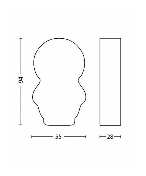 PHILIPS 71767/99/16 Yoda LED, 1x 0,3W priložený- 5 lm