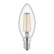 Sviečková žiarovka LED Filament E14 4,3W/40W B35 230V 2700K teplá biela 470lm