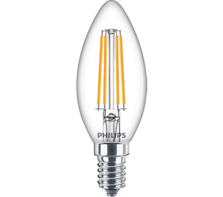 Sviečková žiarovka LED Filament E14 6,5W/60W B35 230V 2700K teplá biela 806lm