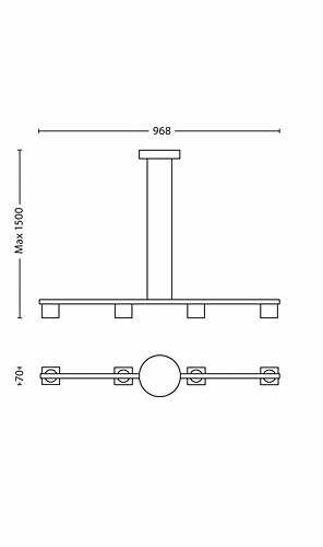 Tibris, LED – 4 x 4,5W