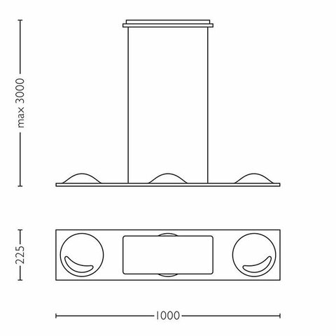 Trelome, LED 3x13W, IP20