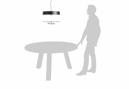 Závesné svietidlo FAIR, 2GX13 - 1x 55W